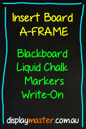 A-Frame sign, Sandwich board sign - Aluminium frame Outdoor with Water Tank Base