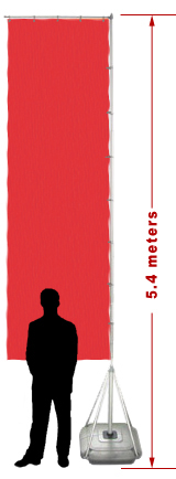 Giant Flag Stand. Single Side Giant Flag, Double Side Giant Flag 