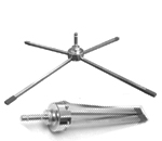 Flag Stand - Ball Bearing Rotation Stand. Cross Base. 