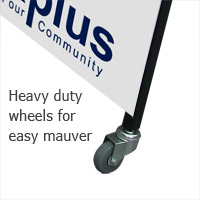 A-Frame sign, Sandwich board sign - Steel frame, Full colour Print