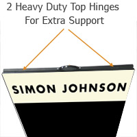 A-Frame sign, Sandwich board sign - Steel frame, BlackBoard - Chalk Board