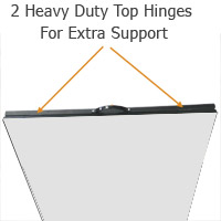 A-Frame sign, Sandwich board sign - Steel frame, whiteboard 