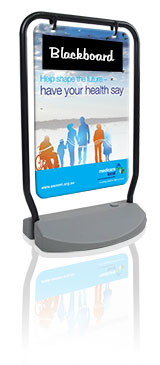 A-Frame sign, Sandwich board sign - Steel frame, Full colour Print