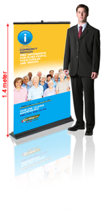 Rollup Banners Stands, Pullup Banner, Retractable Banner - Premium Rollup Banner