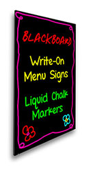 A-Frame sign, Sandwich board sign - Steel frame, Blackboard Insert