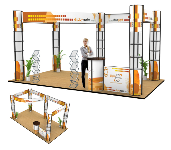 Popup Display, Pop Up Display, Wall Display - Magnetic Standard Popup Display 