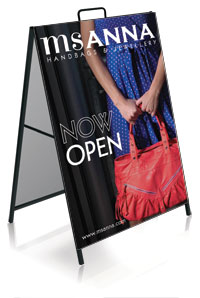 A-frame sign, Sandwich board sign
