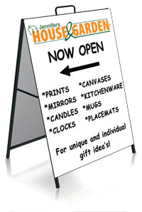 A-frame sign, Sandwich board sign
