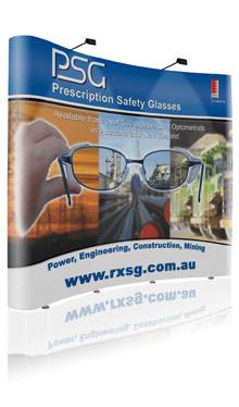 Popup Display, Pop Up Display, Wall Display 