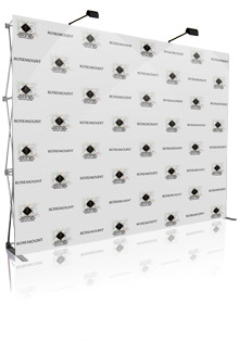 Popup Display, Pop Up Display, Wall Display - Fabric, Velcro PopUp Display