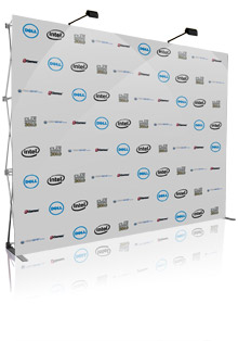 Popup Display, Pop Up Display, Wall Display - Fabric, Velcro PopUp Display