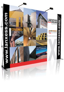 Popup Display, Pop Up Display, Wall Display - Fabric, Velcro PopUp Display