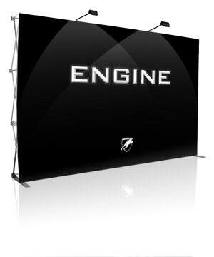 Popup Display, Pop Up Display, Wall Display - Fabric, Velcro PopUp Display
