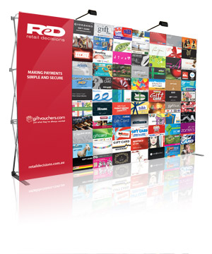 Popup Display, Pop Up Display, Wall Display - Fabric, Velcro PopUp Display